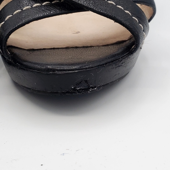 Michel Kors Women Black leather Heels size 8 - Picture 7 of 10